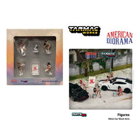 Tarmac Works x American Diorama 1/64 Figures Set Bikini Car Wash Girls