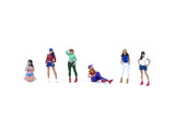 Tarmac Works x American Diorama 1/64 Figures Set - Girls Night Out - COLLAB64