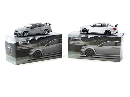 Tarmac Works 1/64 Mercedes-Benz C 63 AMG Coupé Black Series Silver Metallic - GLOBAL64 - T64G-009-SL