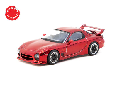 *Chase* Tarmac Works 1/64 Mazda RX-7 (FD3S) Mazdaspeed A-Spec ESDER - GLOBAL64 Red