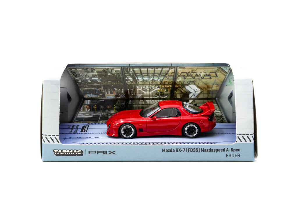 Tarmac Works 1/64 Mazda RX-7 (FD3S) Mazdaspeed A-Spec ESDER - GLOBAL64 Red