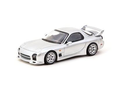 Tarmac Works 1/64 Mazda RX-7 FD3S Mazdaspeed A-Spec Silver Stone Metallic - GLOBAL64