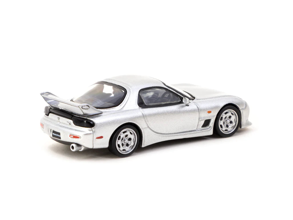 Tarmac Works 1/64 Mazda RX-7 FD3S Mazdaspeed A-Spec Silver Stone Metallic - GLOBAL64