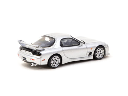 Tarmac Works 1/64 Mazda RX-7 FD3S Mazdaspeed A-Spec Silver Stone Metallic - GLOBAL64