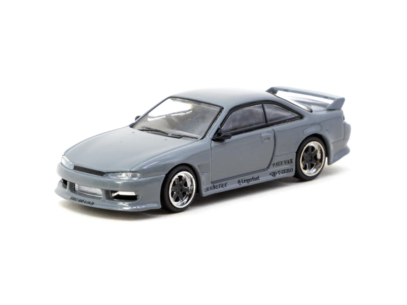 Tarmac Works 1/64 VERTEX Nissan Silvia (S14) Grey - GLOBAL64 - T64G-018-GY