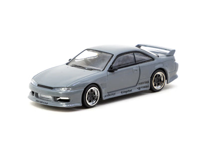 Tarmac Works 1/64 VERTEX Nissan Silvia (S14) Grey - GLOBAL64 - T64G-018-GY