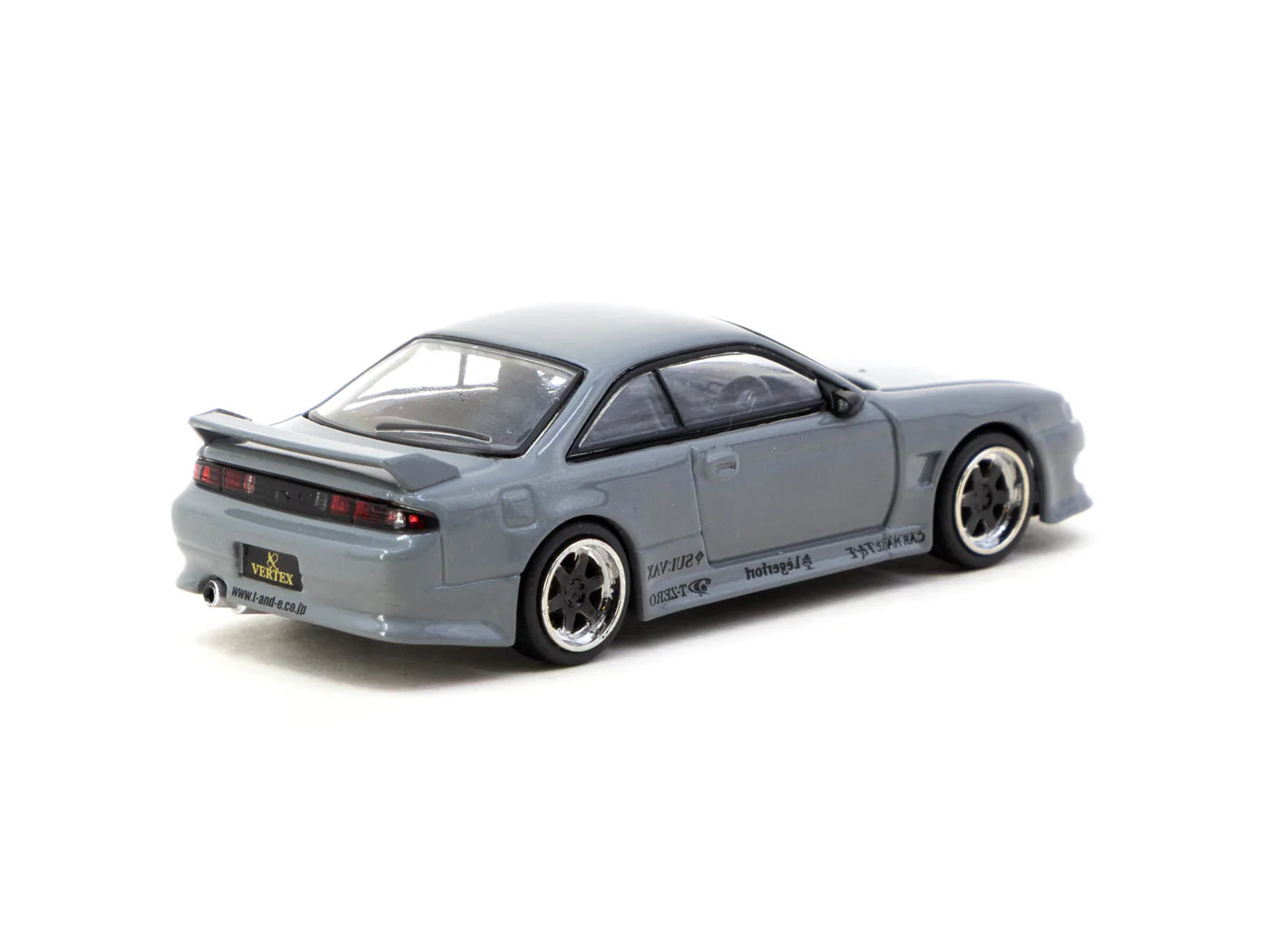 Tarmac Works 1/64 VERTEX Nissan Silvia (S14) Grey - GLOBAL64 - T64G-018-GY