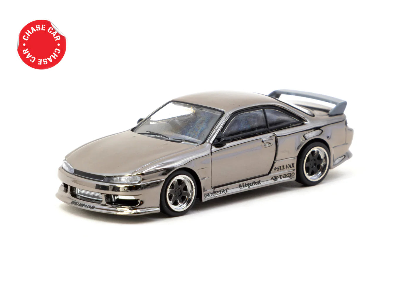 Tarmac Works 1/64 VERTEX Nissan Silvia (S14) Grey - GLOBAL64 - T64G-018-GY