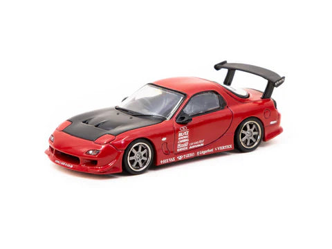 Tarmac Works 1/64 Vertex Mazda RX-7 FD3S Red