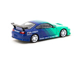 Tarmac Works 1/64 VERTEX Nissan Silvia (S15) FALKEN - GLOBAL64 Blue & Green