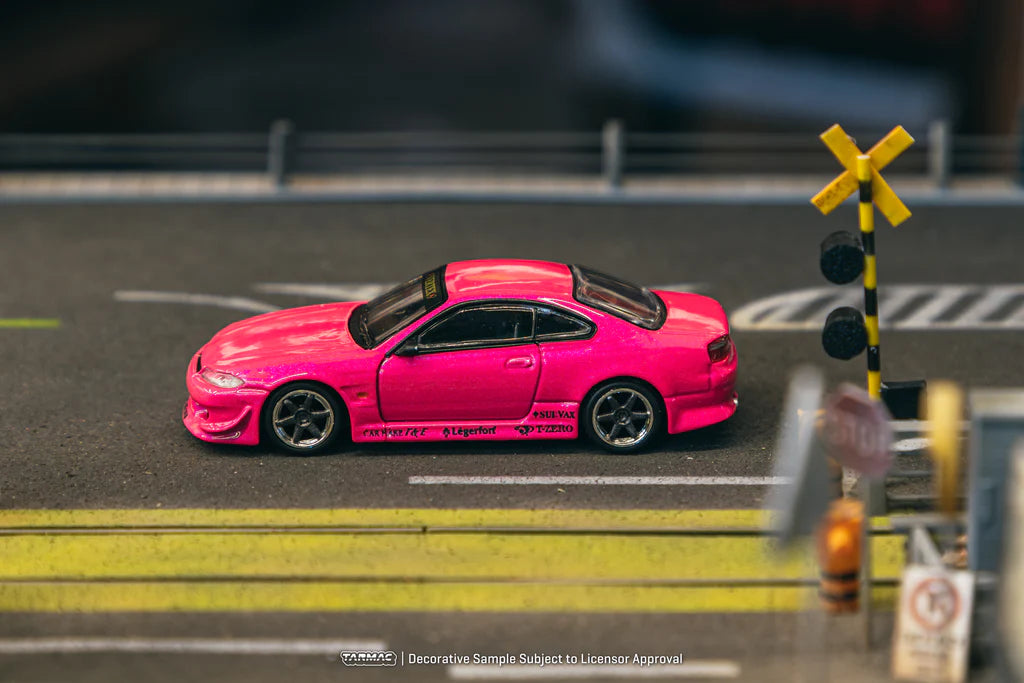 Tarmac Works 1/64 VERTEX Nissan Silvia S15 Pink Metallic - GLOBAL64