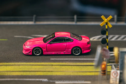 Tarmac Works 1/64 VERTEX Nissan Silvia S15 Pink Metallic - GLOBAL64