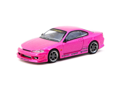 Tarmac Works 1/64 VERTEX Nissan Silvia S15 Pink Metallic - GLOBAL64