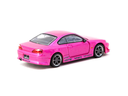 Tarmac Works 1/64 VERTEX Nissan Silvia S15 Pink Metallic - GLOBAL64
