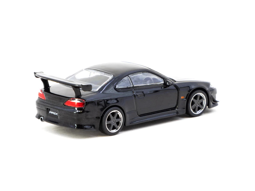 Tarmac Works 1/64 Vertex Nissan Silvia S15 TONNDERU - GLOBAL64 Black