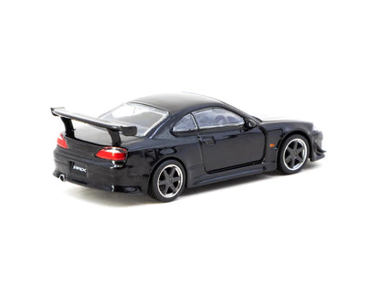 Tarmac Works 1/64 Vertex Nissan Silvia S15 TONNDERU - GLOBAL64 Black