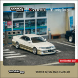 Tarmac Works 1/64 Vertex Toyota Mark II JZX100 White Metallic