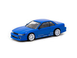 Tarmac Works 1/64 VERTEX Nissan Silvia S13 Blue Metallic TOYO TIRES - GLOBAL64