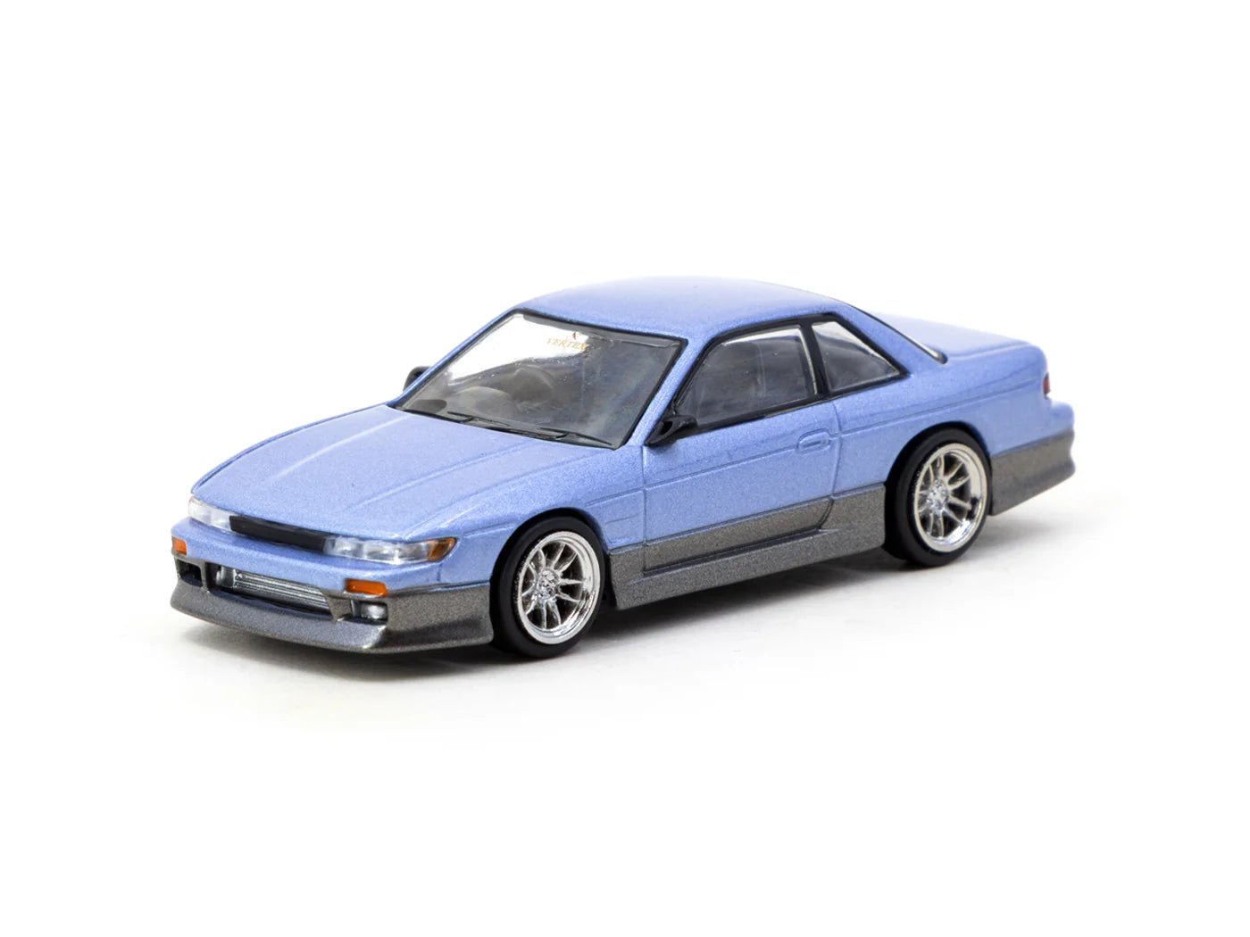 Tarmac Works 1/64 VERTEX Nissan Silvia S13 Blue/Grey - GLOBAL64 - T64G-025-PU