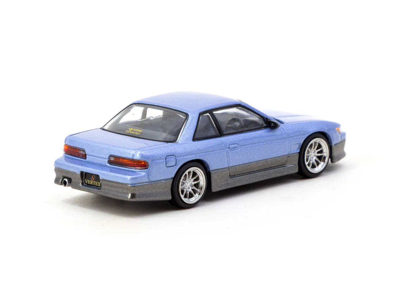 Tarmac Works 1/64 VERTEX Nissan Silvia S13 Blue/Grey - GLOBAL64 - T64G-025-PU