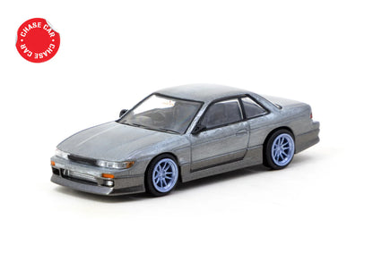 Tarmac Works 1/64 VERTEX Nissan Silvia S13 Blue/Grey - GLOBAL64 - T64G-025-PU