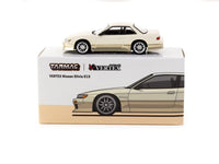 Tarmac Works 1/64 VERTEX Nissan Silvia S13 White / Gold