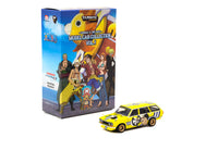 Tarmac Works 1/64 x One Piece Model Car Collection VOL.1 COLLAB64 USOPP Datsun Bluebird 510 Wagon Yellow - Open Box