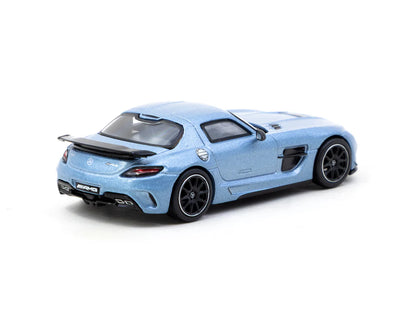 Tarmac Works 1/64 Mercedes-Benz SLS AMG Coupé Black Series Matte Blue - GLOBAL64 Blue - T64G-027-MB