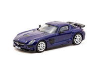 Tarmac Works 1/64 Mercedes-Benz SLS SMG Coupe Black Series Blue - Global64