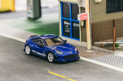 Tarmac Works 1/64  HKS Toyota GR86 Blue Metallic - GLOBAL64