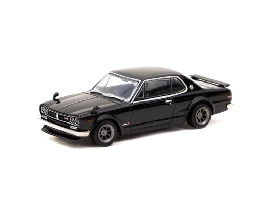 Tarmac Works 1/64 Mijo Exclusives Nissan Skyline 2000GT-R (KPGC10) Black - GLOBAL64