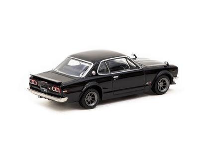 Tarmac Works 1/64 Mijo Exclusives Nissan Skyline 2000GT-R (KPGC10) Black - GLOBAL64