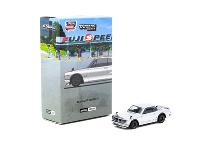 Tarmac Works 1/64 Nissan Skyline HT 2000GT-R Silver Chrome - Japan Special Edition - GLOBAL64