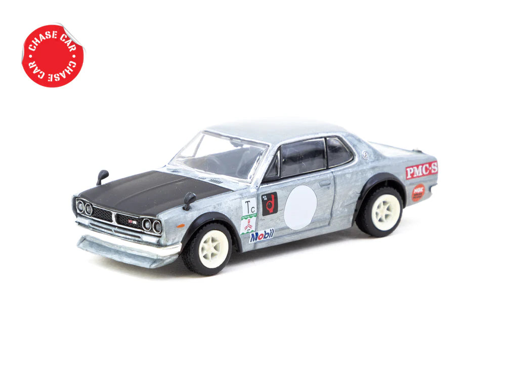 Tarmac Works 1/64 Nissan Skyline HT 2000GT-R White - GLOBAL64 - T64G-043-WH2