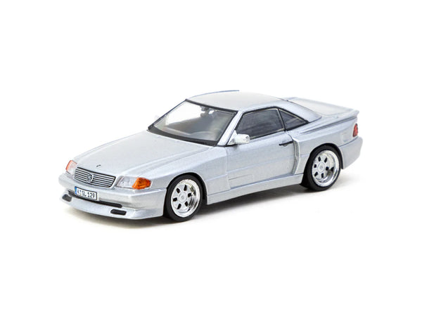 Tarmac Works 1/64 Mercedes-Benz SL 500 Koenig Specials Silver - GLOBAL64