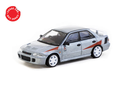Tarmac Works 1/64 Mitsubishi Lancer RS Evolution White - GLOBAL64 - T64G-048-RS