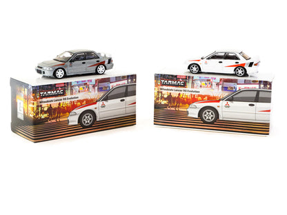 Tarmac Works 1/64 Mitsubishi Lancer RS Evolution White - GLOBAL64 - T64G-048-RS