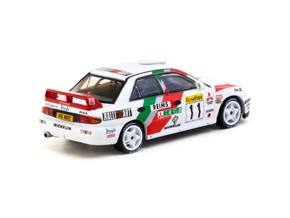 Tarmac Works 1/64 Mitsubishi Lancer Evolution II Rallye Monte-Carlo 1995 #11 GLOBAL64 White