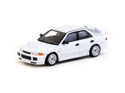Tarmac Works 1/64 Mitsubishi Lancer RS  Evolution III White - GLOBAL64