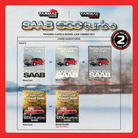 Tarmac Works 1/64 Saab 900 Turbo Red with Tarmac Cards - GLOBAL64