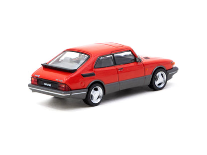 Tarmac Works 1/64 Saab 900 Turbo Red with Tarmac Cards - GLOBAL64
