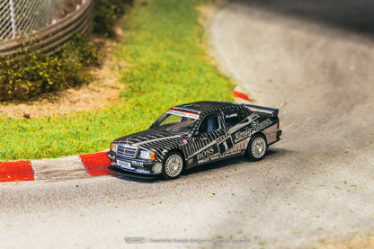 Tarmac Works 1/64 Mercedes-Benz 190 E 2.5-16 EVO 1 DTM 1989 n01 - GLOBAL64 Black - T64G-057-89DTM01