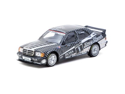 Tarmac Works 1/64 Mercedes-Benz 190 E 2.5-16 EVO 1 DTM 1989 n01 - GLOBAL64 Black - T64G-057-89DTM01