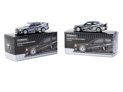 Tarmac Works 1/64 Mercedes-Benz 190 E 2.5-16 EVO 1 DTM 1989 n01 - GLOBAL64 Black - T64G-057-89DTM01