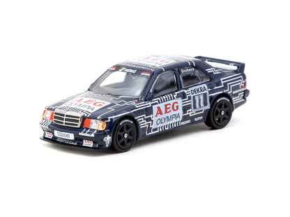 Tarmac Works 1/64 Mercedes-Benz 190 E 2.5-16 EVO 1 DTM 1989 Dany Snobeck GLOBAL64 Black - T64G-057-89DTM11