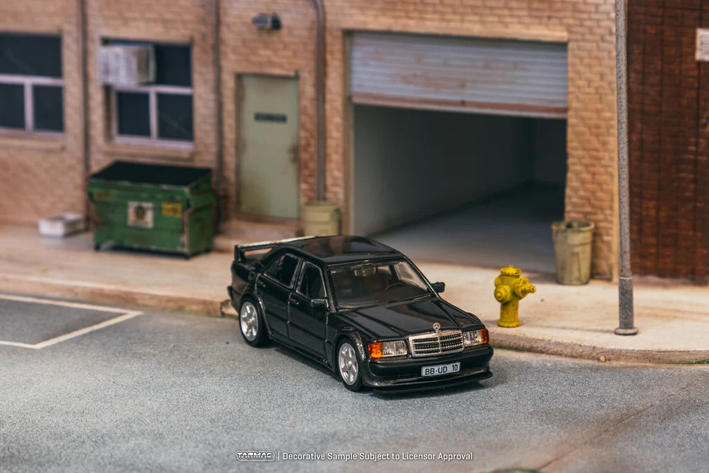 Tarmac Works 1/64  Mercedes-Benz 190 E 2.5-16 EVO 1 Blue-Black Metallic - GLOBAL64 - T64G-057-BK