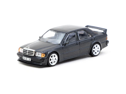 Tarmac Works 1/64  Mercedes-Benz 190 E 2.5-16 EVO 1 Blue-Black Metallic - GLOBAL64 - T64G-057-BK