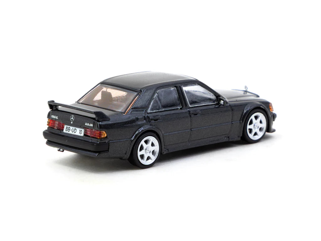 Tarmac Works 1/64  Mercedes-Benz 190 E 2.5-16 EVO 1 Blue-Black Metallic - GLOBAL64 - T64G-057-BK