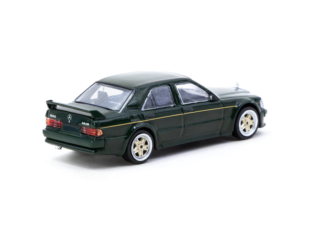 Tarmac Works 1/64 Mercedes-Benz 190 E 2.5-16 EVO 1 TOYO TIRES - GLOBAL64 Green - T64G-057-Toyo