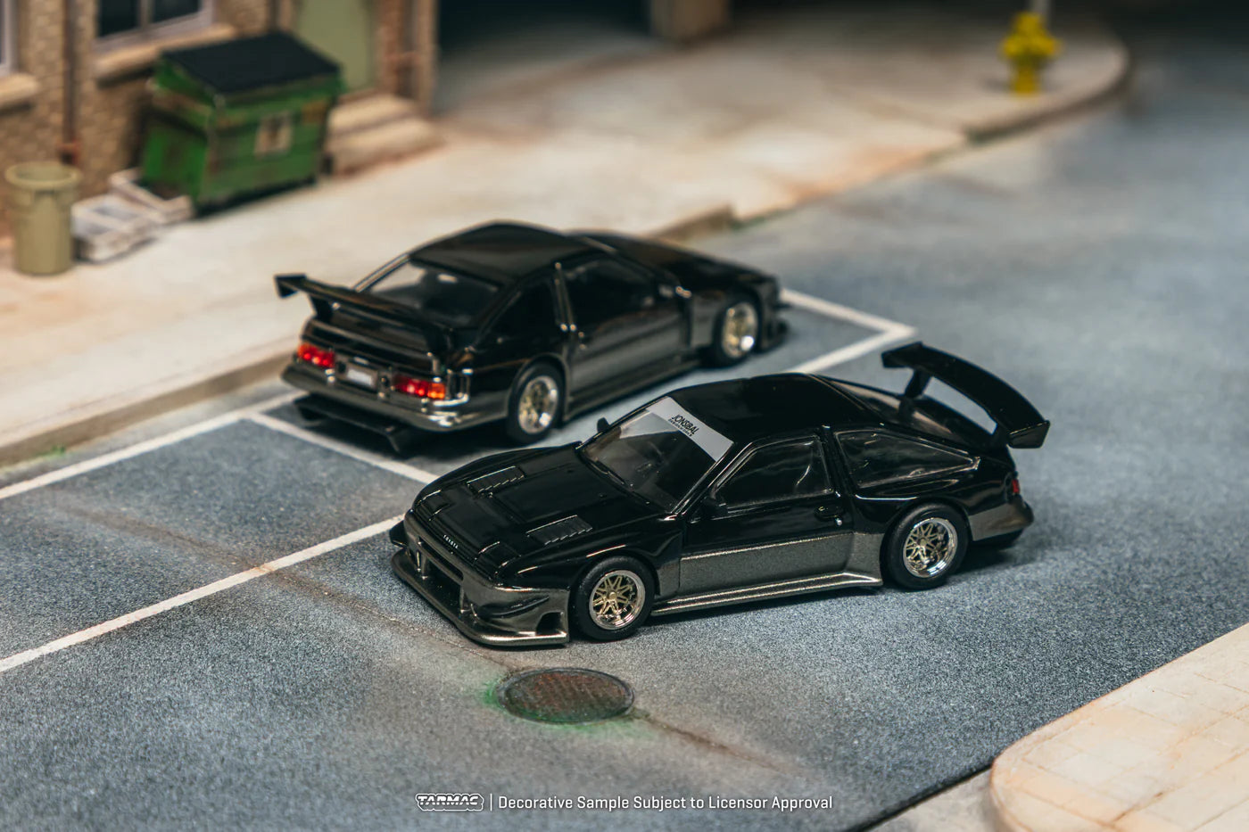 Tarmac Works 1/64 Toyota Sprinter Trueno AE86 Widebody Black/Grey - Designed by Jon Sibal - Malaysia Special Edition - GLOBAL64 - T64G-060-BG